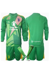 Juventus Keeper Babyklær Borte Fotballdrakt til barn 2024-25 Lange ermer (+ Korte bukser)